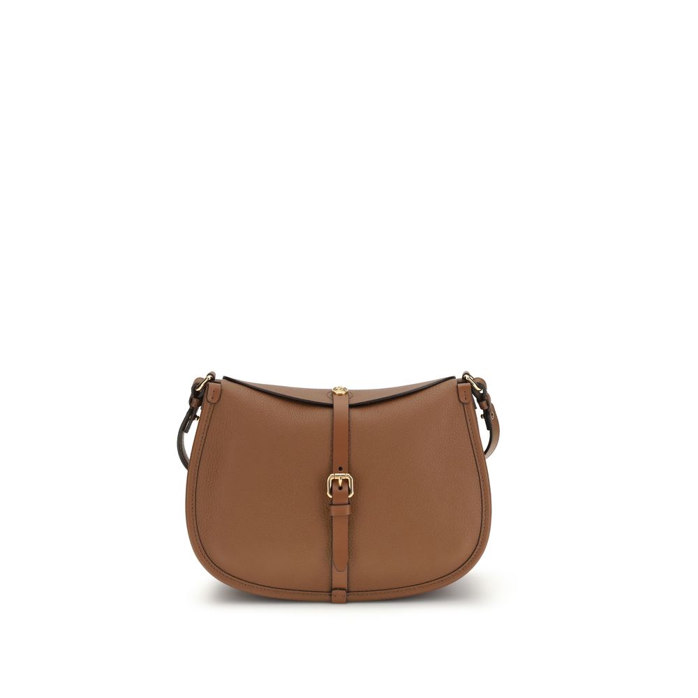 Etro Brown Calf Leather Bos Taurus Shoulder Bag - Luxe Marca
