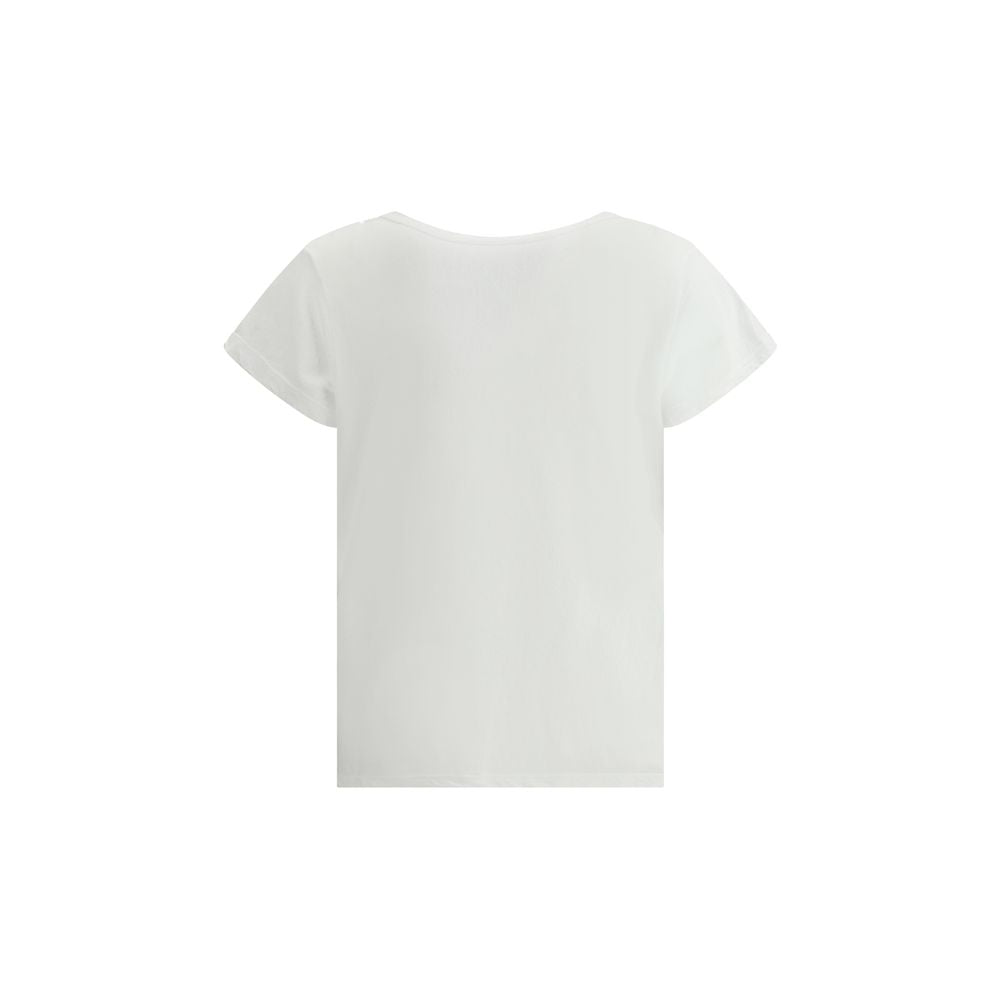 James Perse White Cotton T-Shirt - Luxe Marca