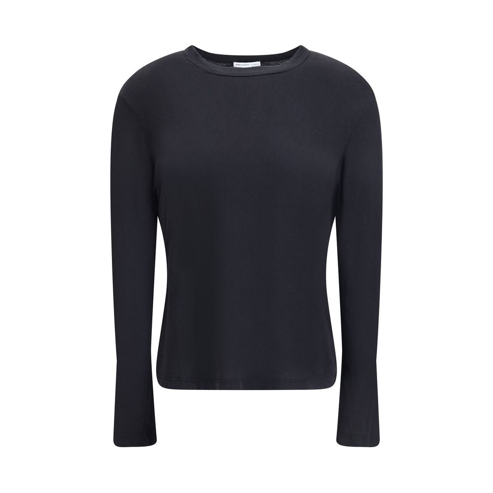 James Perse Black Cotton Sweatshirt - Luxe Marca