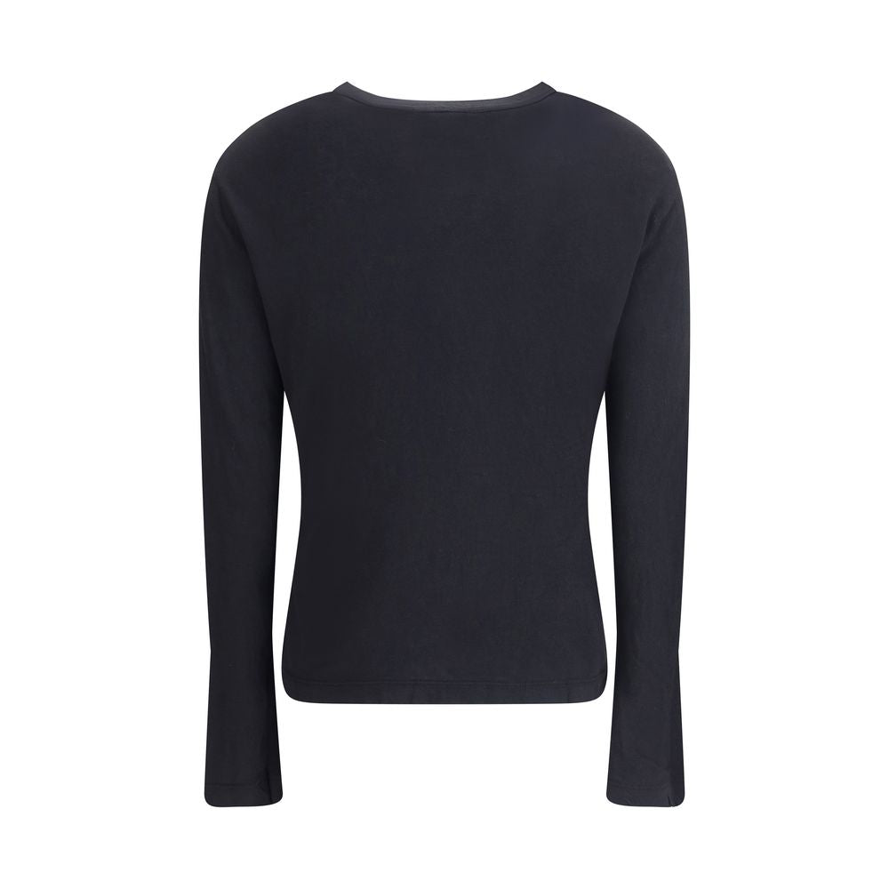 James Perse Black Cotton Sweatshirt - Luxe Marca