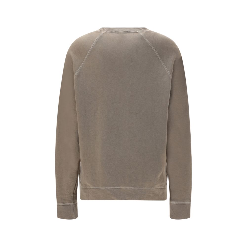 James Perse Beige Cotton Sweatshirt - Luxe Marca