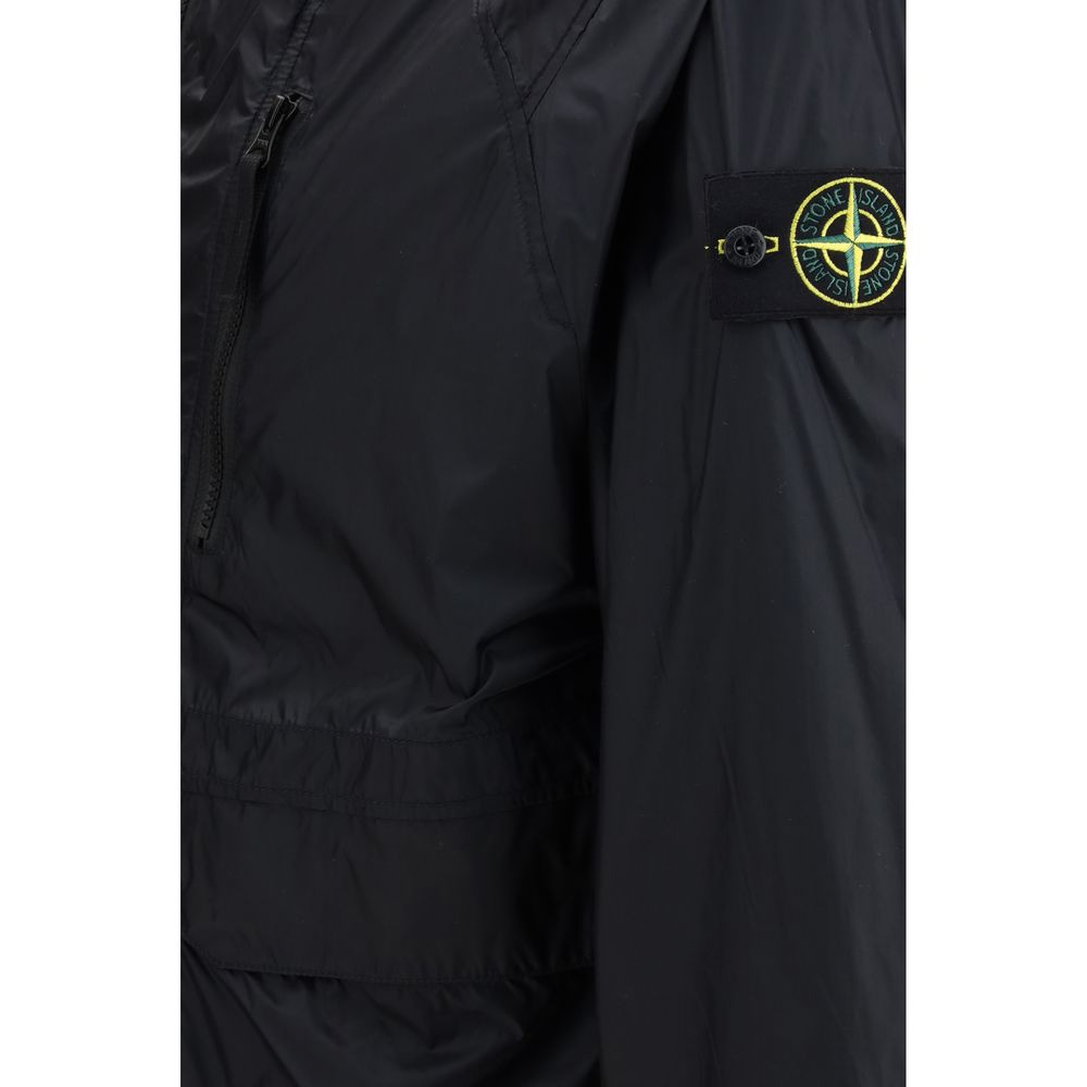 Stone Island Blue Polyamide Shell Jacket - Luxe Marca