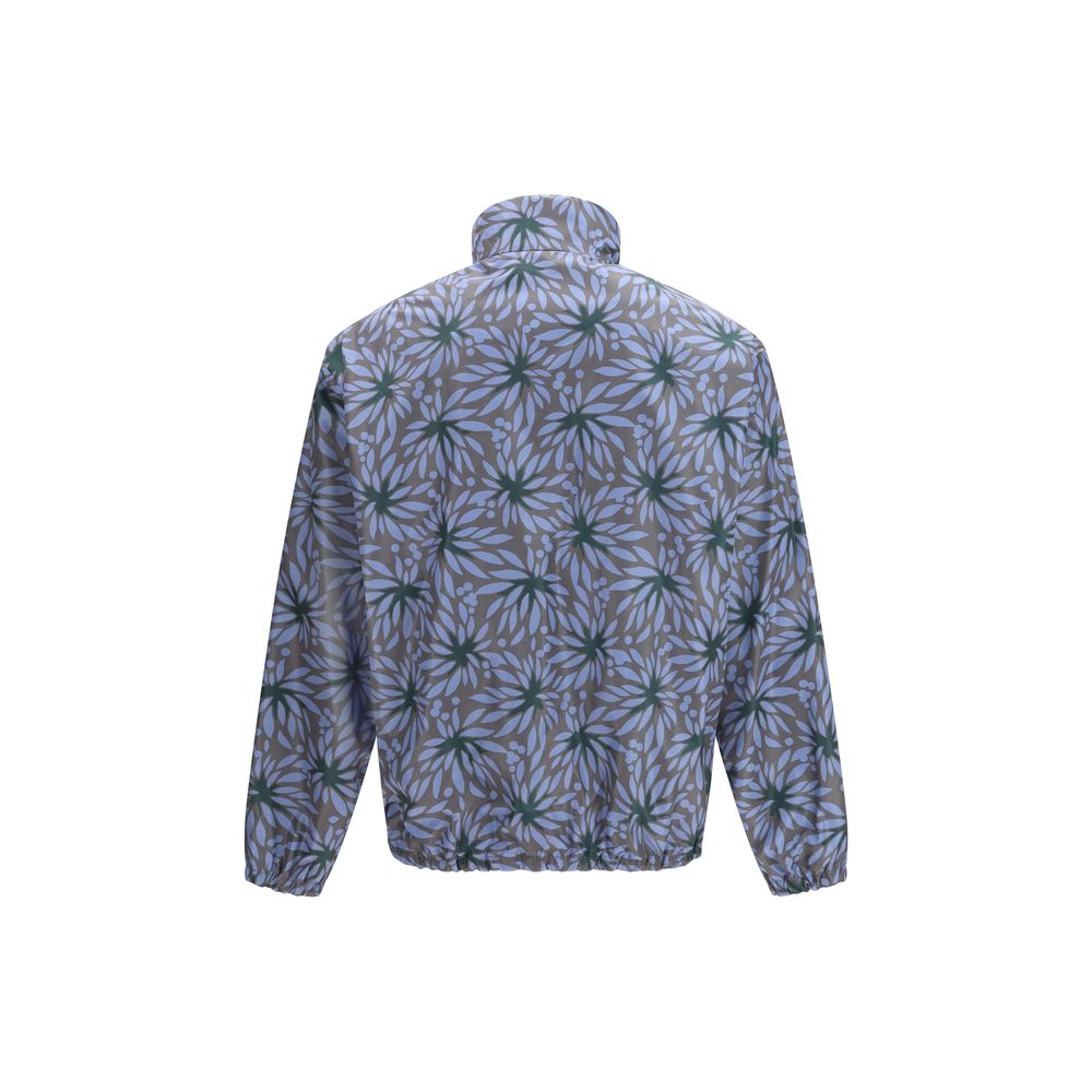 Prada Blue Recycled Polyamide Shell Jacket - Luxe Marca
