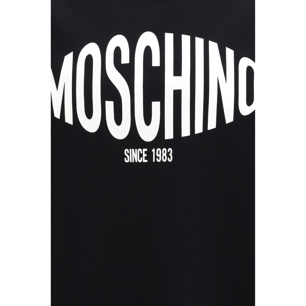 Moschino Black Cotton Sweatshirt - Luxe Marca