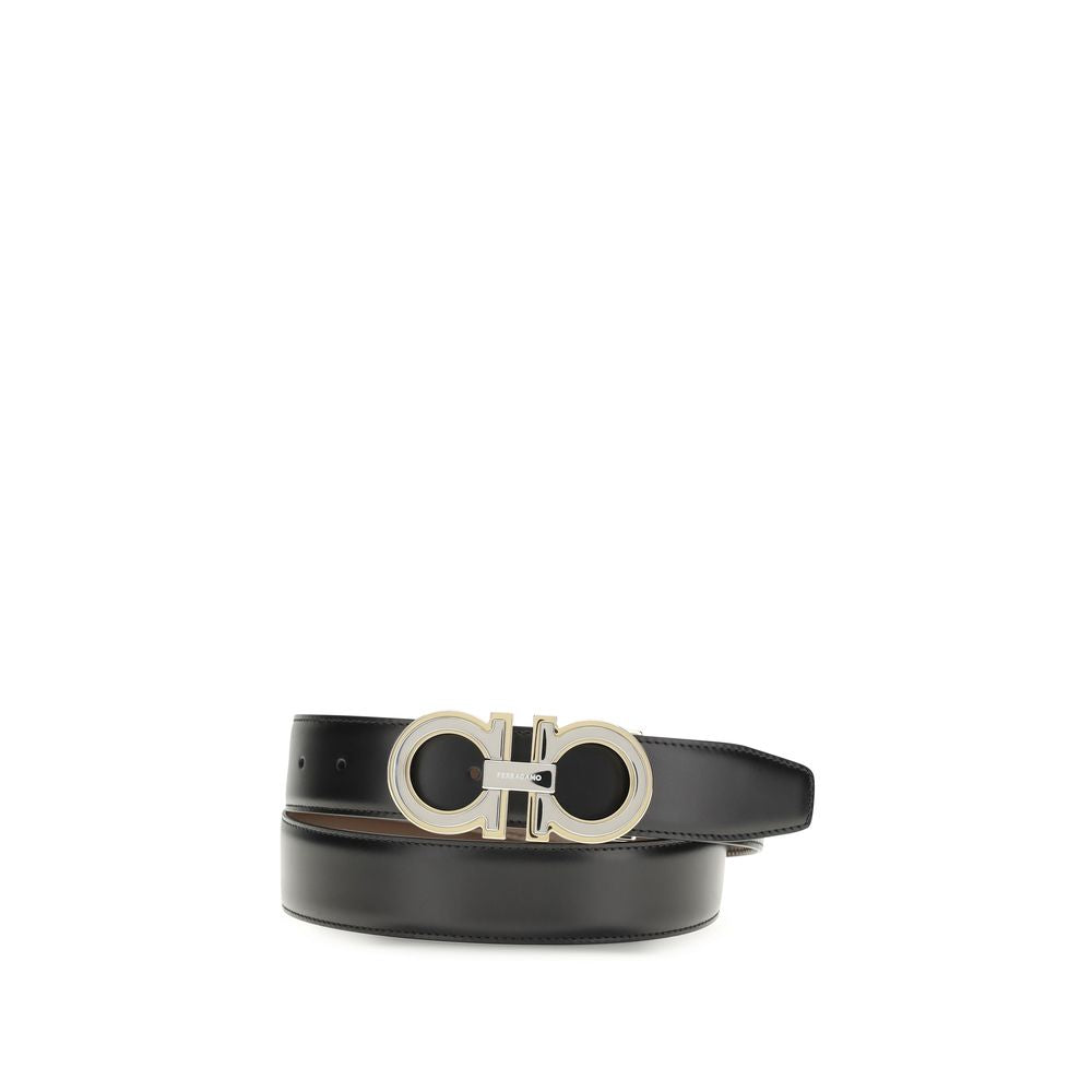 Ferragamo Multicolor Calf Leather Bos Taurus Regular Belt - Luxe Marca