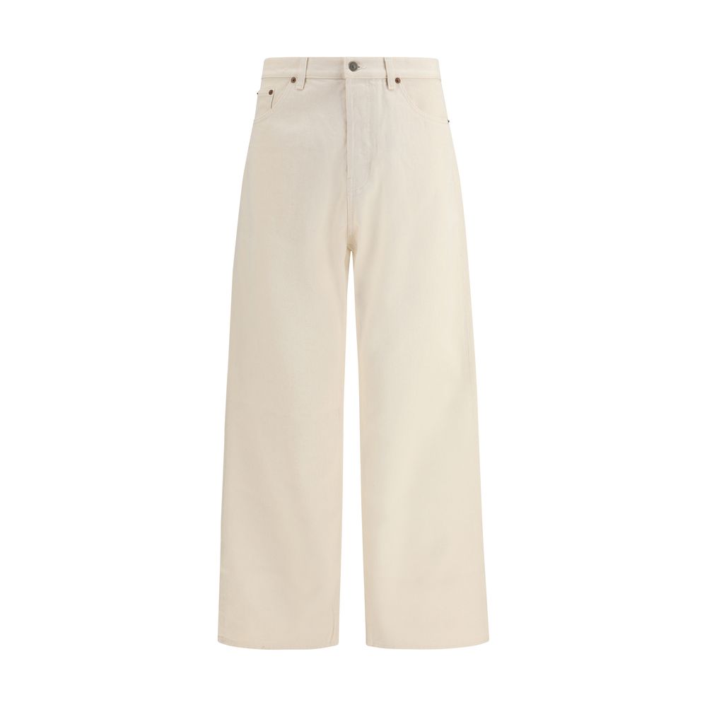 Valentino Beige Cotton Jeans Denim - Luxe Marca