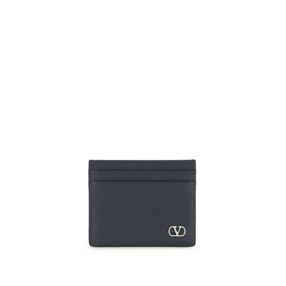 Valentino Garavani Blue Calf Leather Bos Taurus Wallet - Luxe Marca