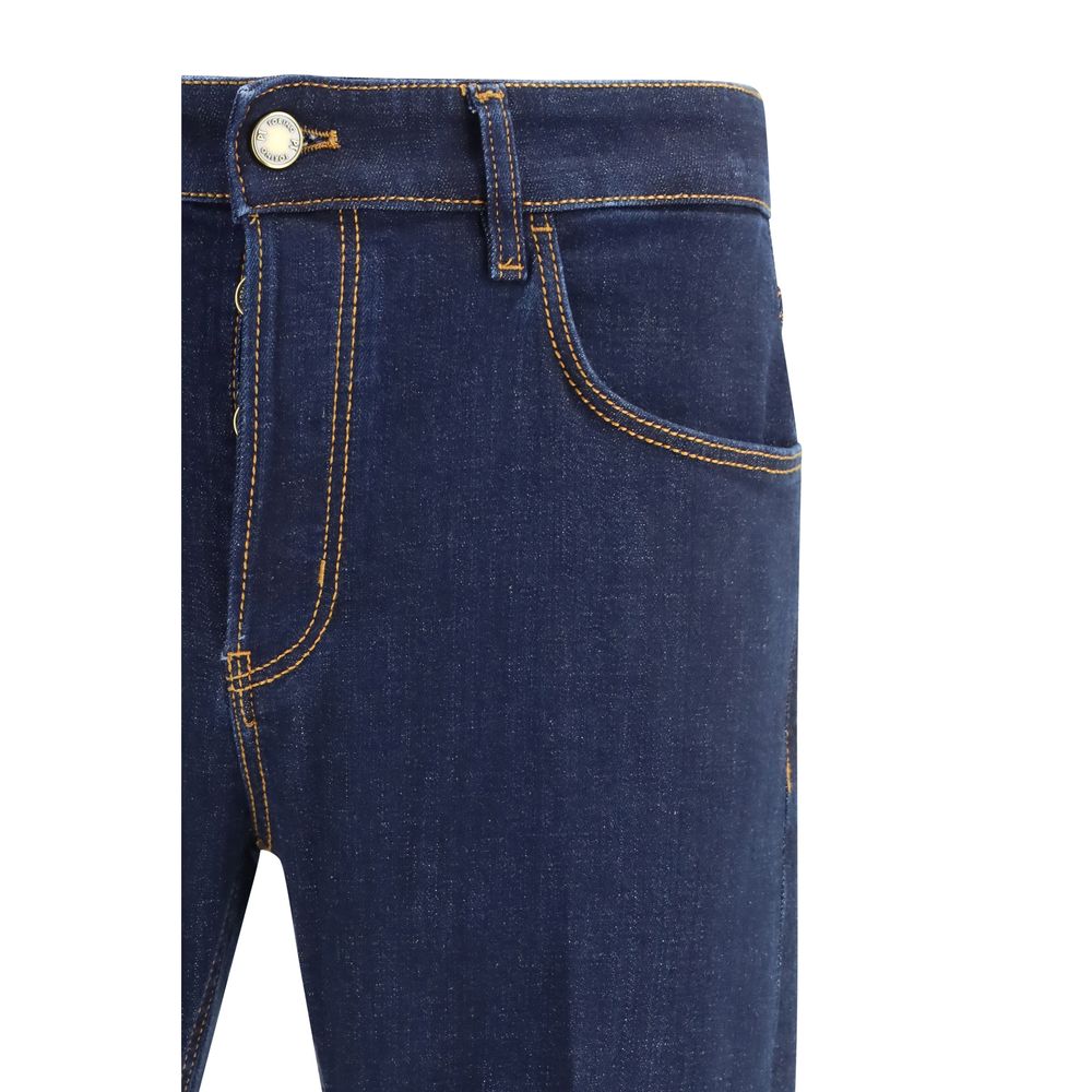 PT Torino Blue Cotton Jeans Denim - Luxe Marca