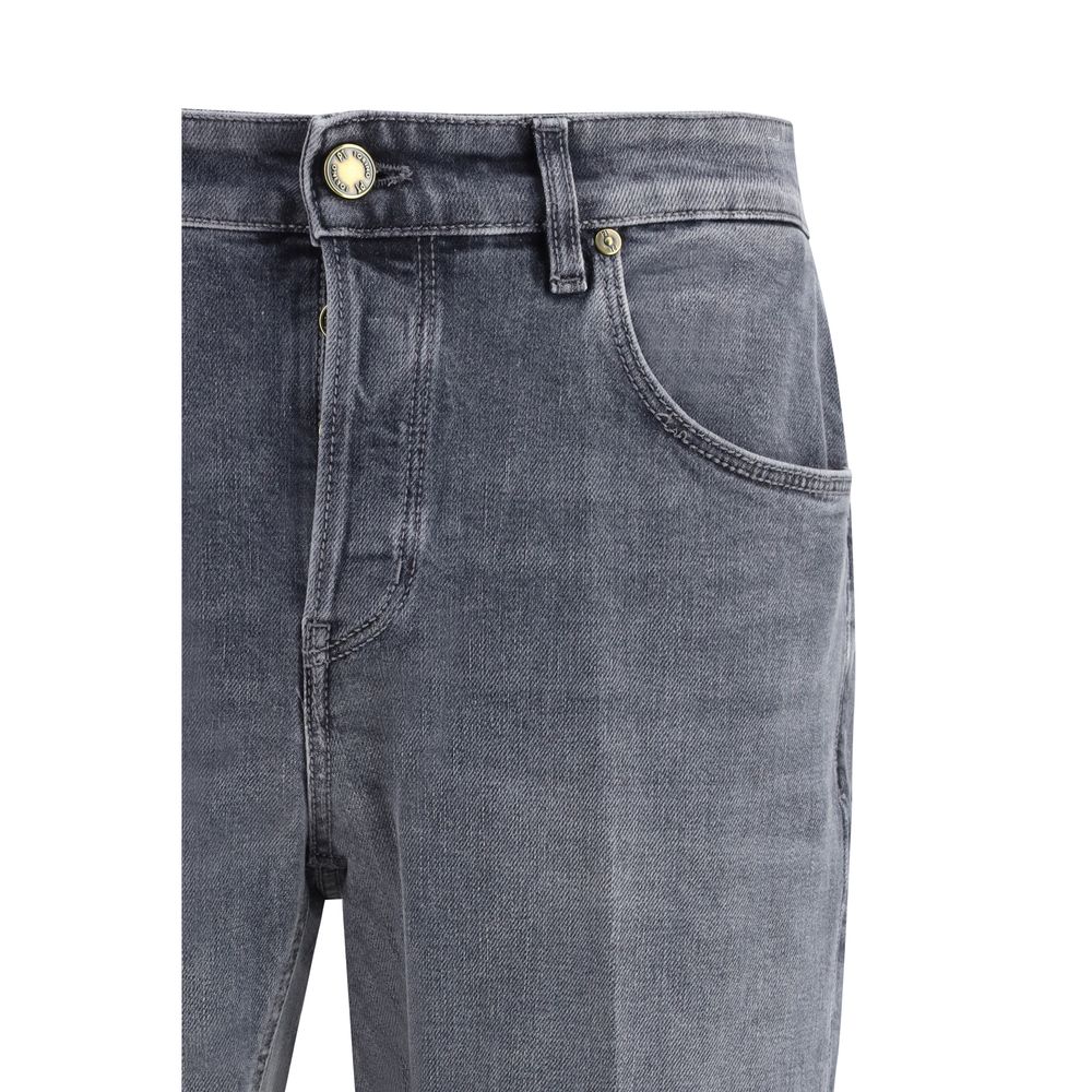PT Torino Gray Cotton Jeans Denim - Luxe Marca