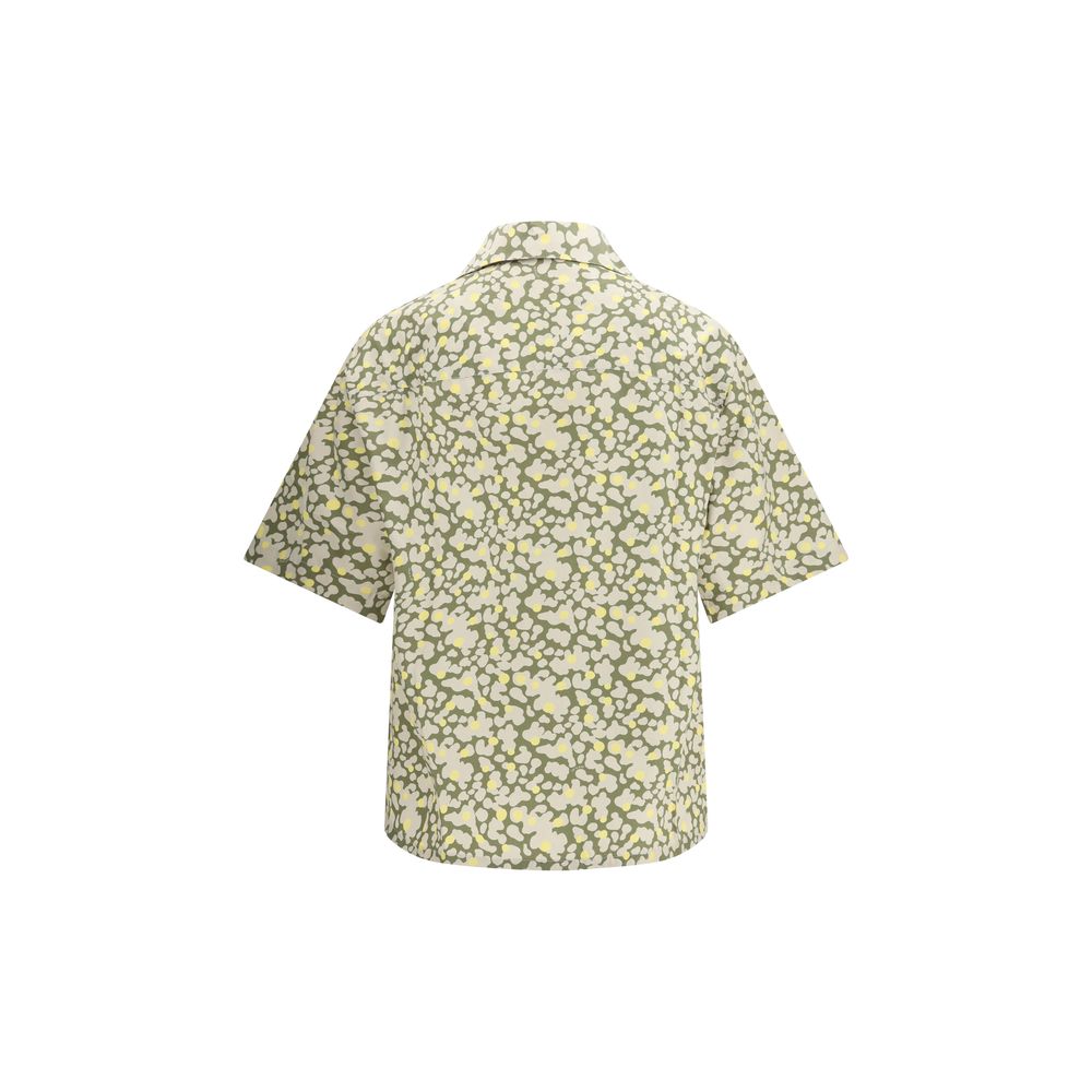 Marni Bicolor Cotton Pattern Shirt - Luxe Marca