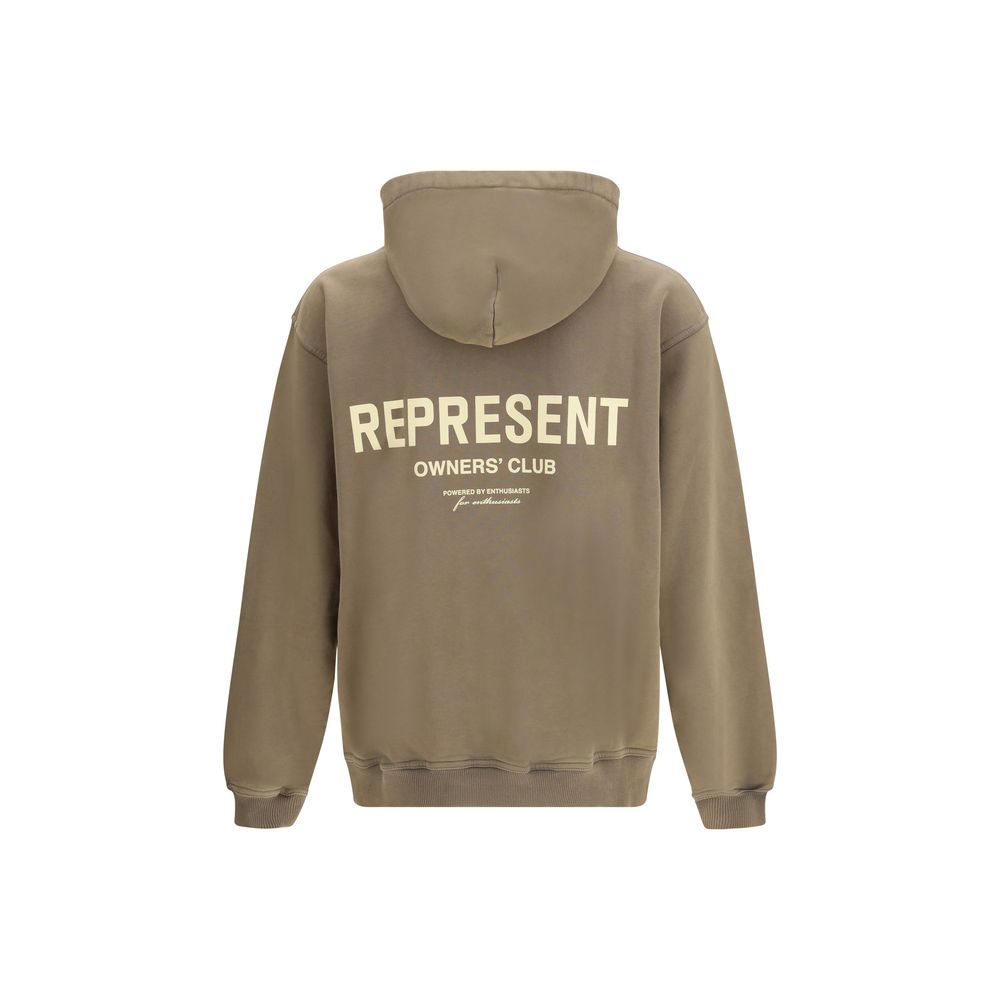 Represent Brown Cotton Sweatshirt - Luxe Marca