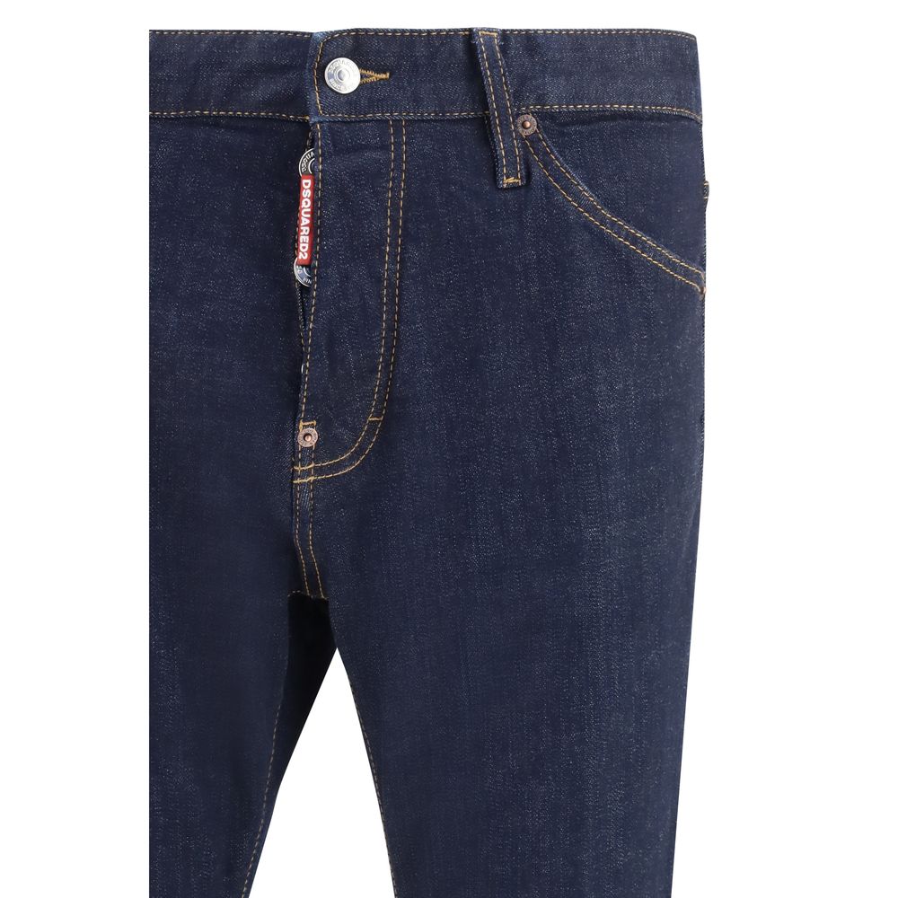 Dsquared² Blue Cotton Jeans Denim - Luxe Marca