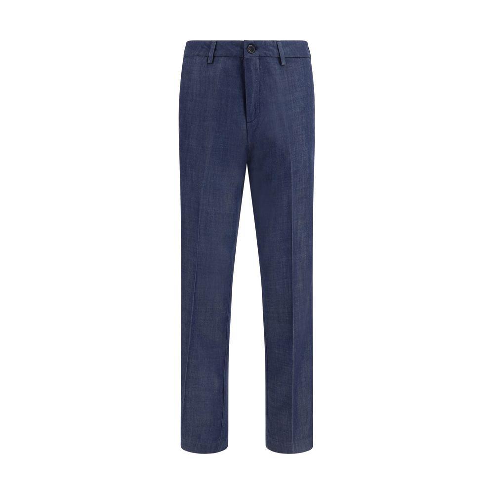 Cruna Blue Tencel Dress Pants - Luxe Marca