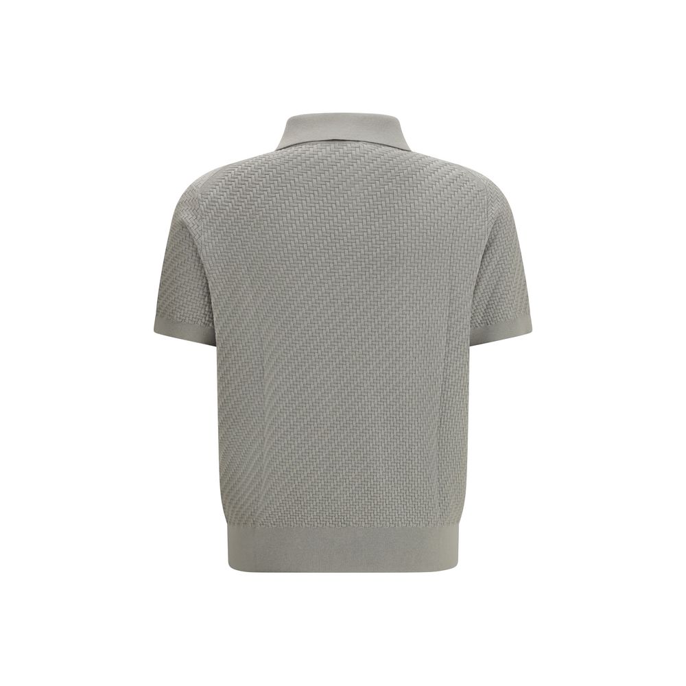 Brioni Beige Cotton Polo Shirt - Luxe Marca
