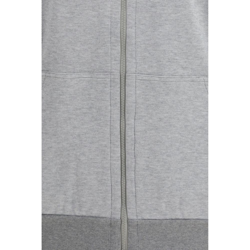 Brioni Gray Cotton Sweatshirt - Luxe Marca