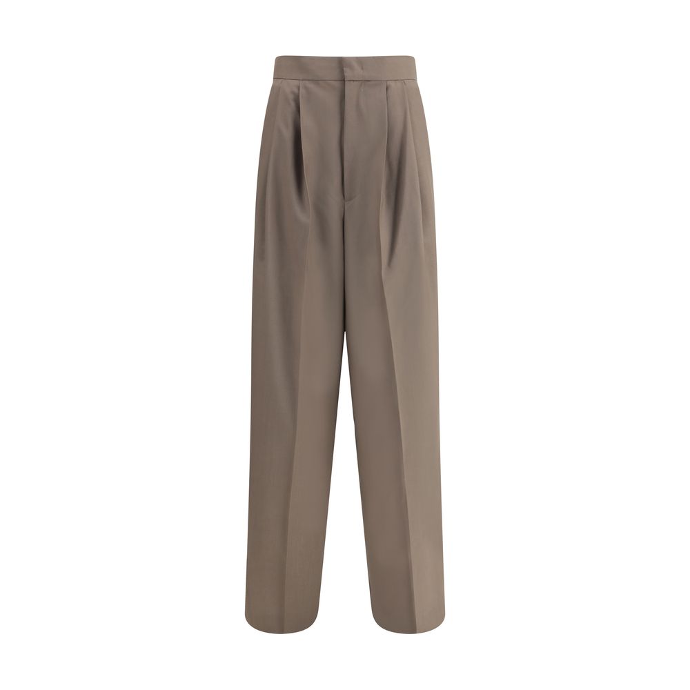 SA SU PHI Gray Wool Dress Pants - Luxe Marca