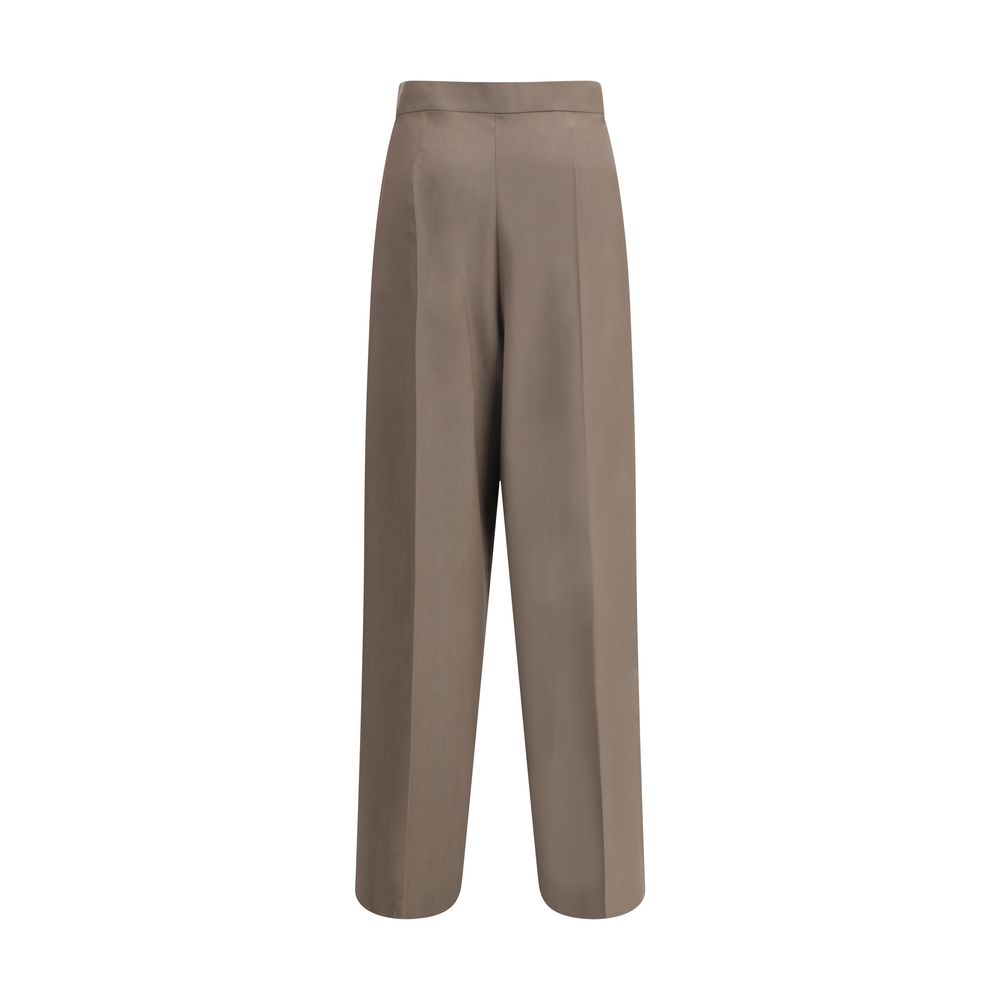 SA SU PHI Gray Wool Dress Pants - Luxe Marca