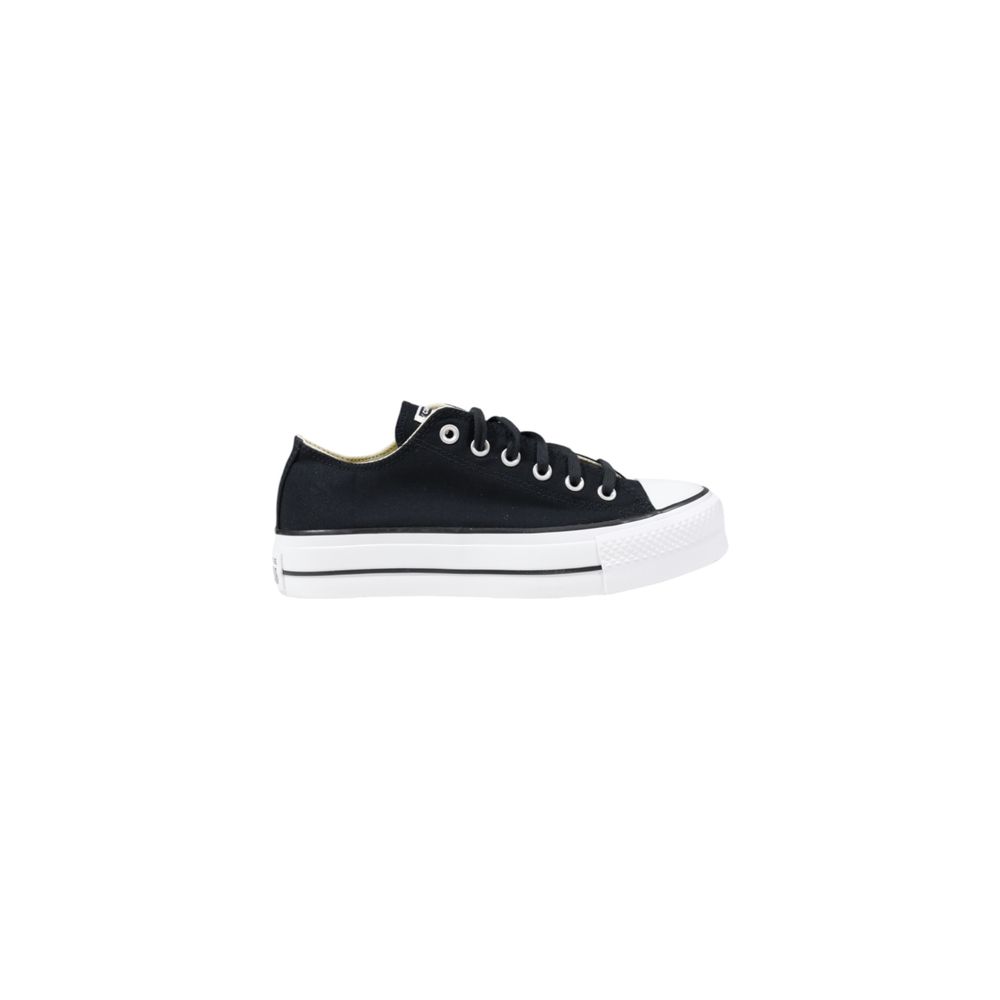 Converse Black Fabric Platform Sneakers - Luxe Marca