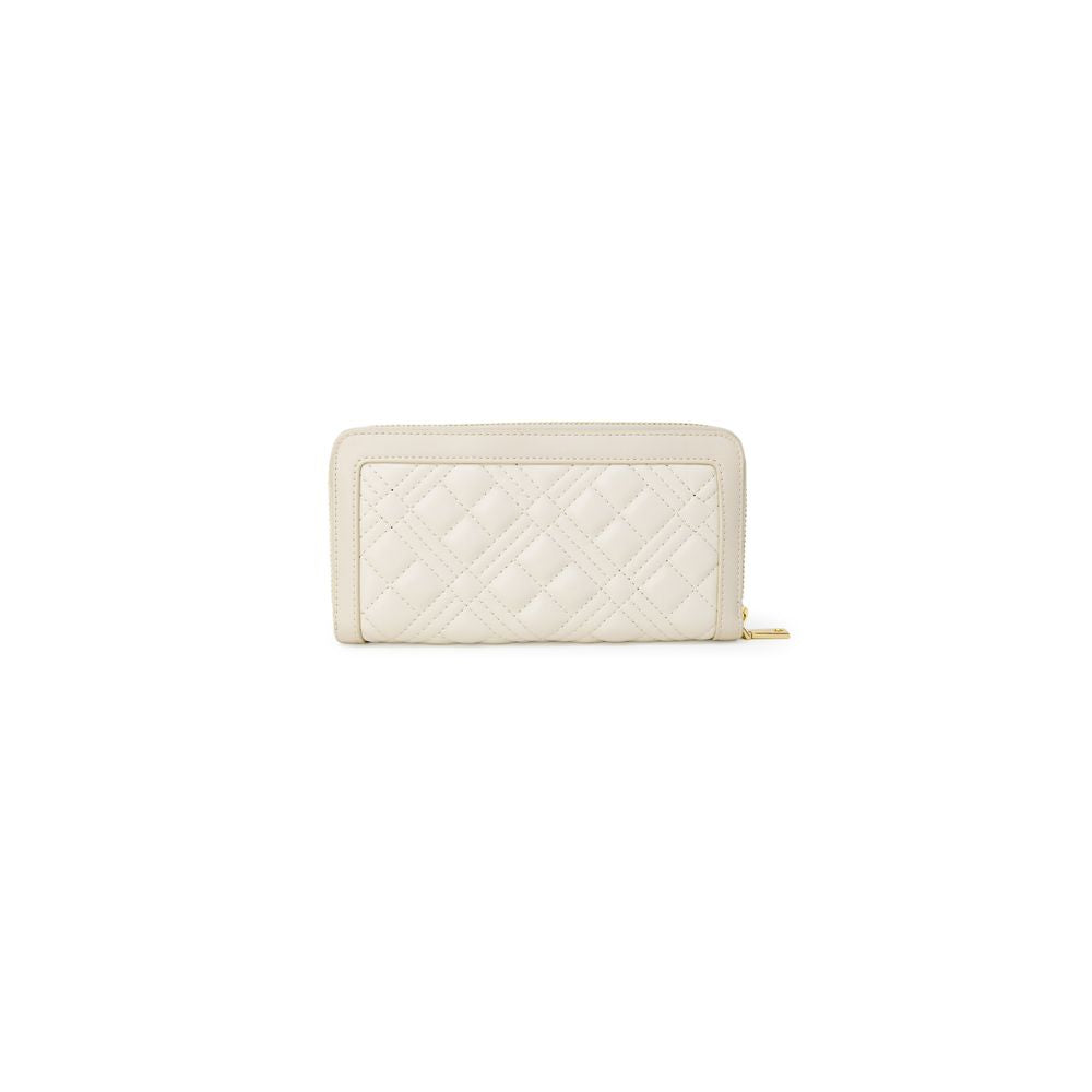 Love Moschino Beige Polyethylene Wallet - Luxe Marca