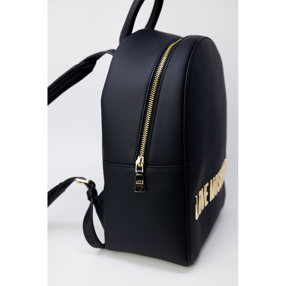 Love Moschino Black Polyethylene Backpack - Luxe Marca