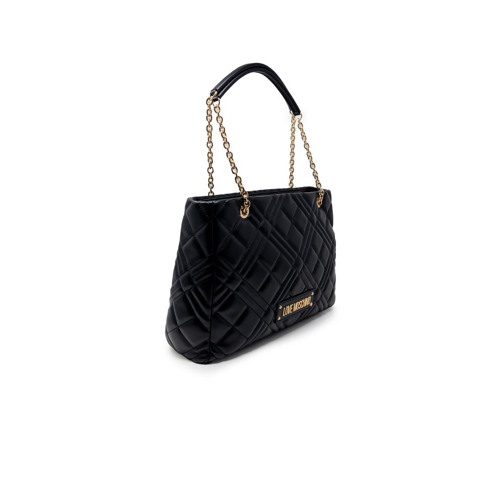 Love Moschino Black Polyethylene Handbag - Luxe Marca