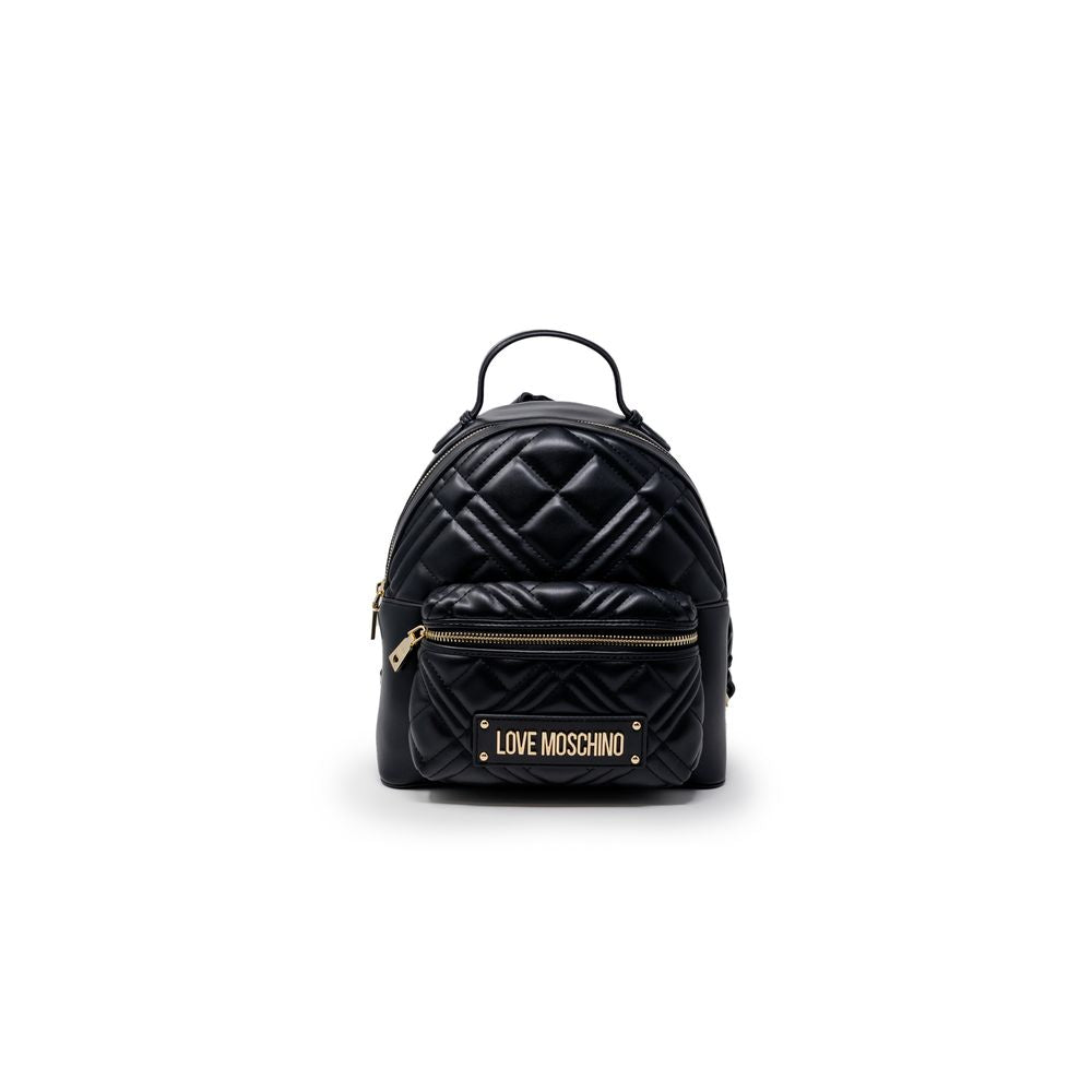 Love Moschino Black Polyethylene Backpack - Luxe Marca