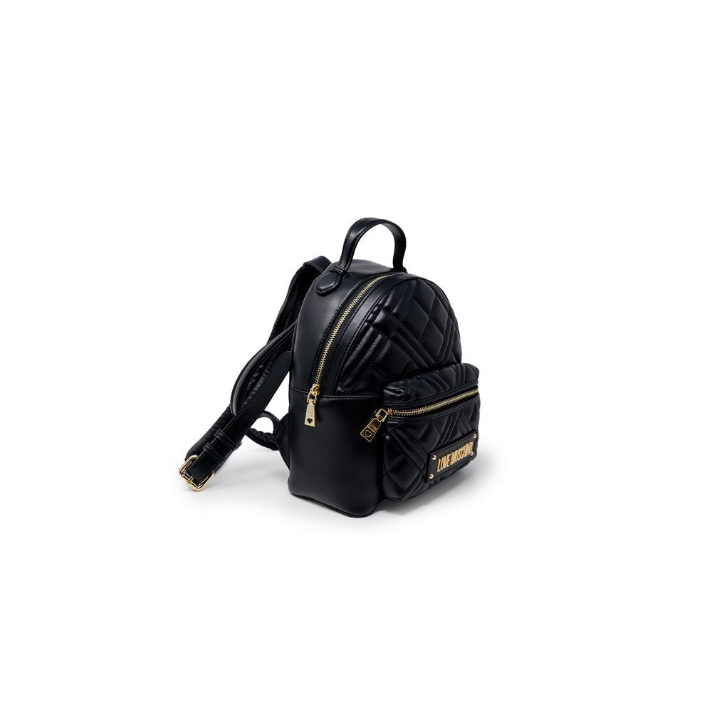 Love Moschino Black Polyethylene Backpack - Luxe Marca