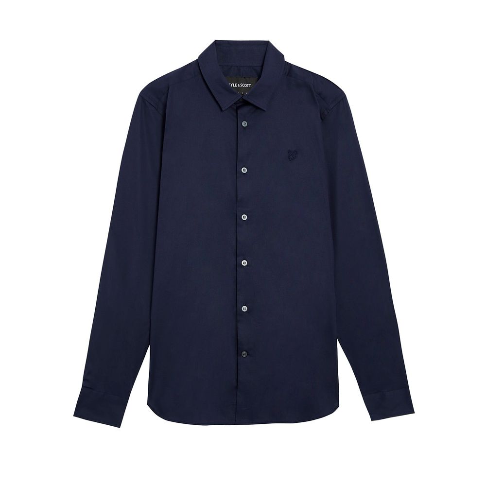 Lyle & Scott Blue Cotton Dress Shirt - Luxe Marca