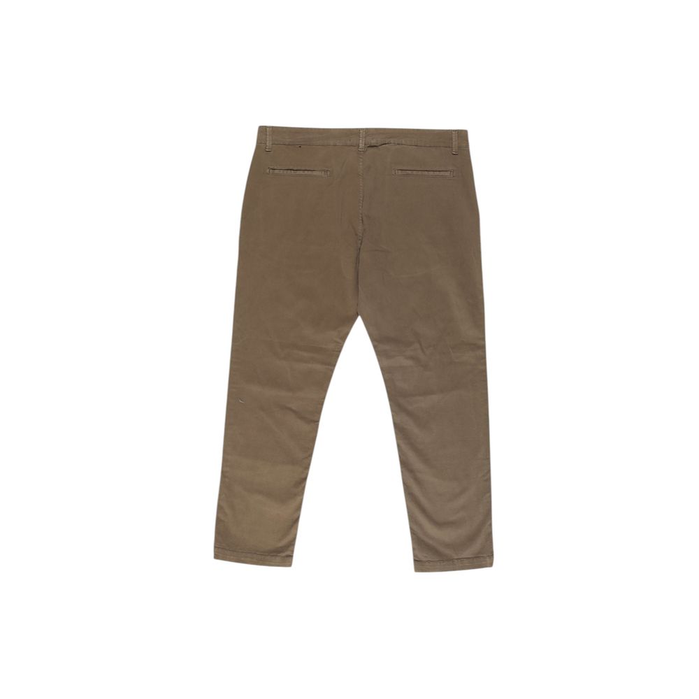 Lyle & Scott Beige Cotton Casual Pants - Luxe Marca
