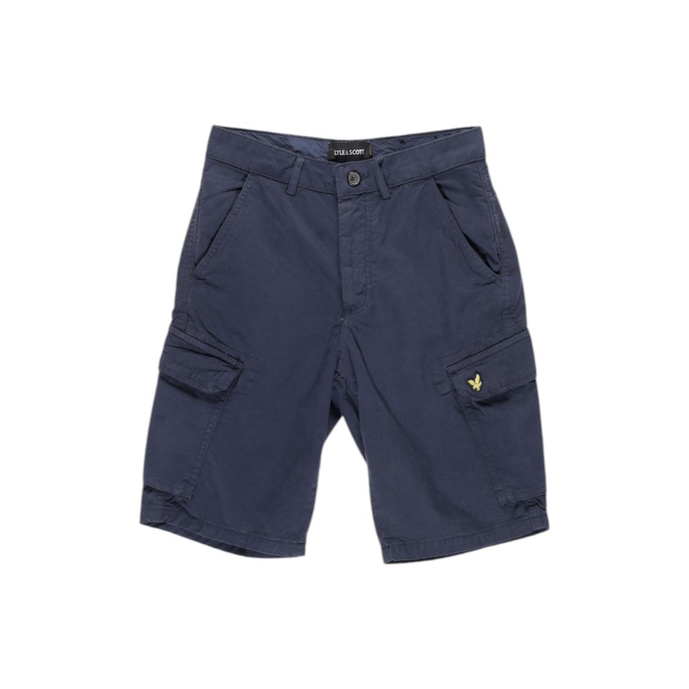 Lyle & Scott Blue Cotton Bermuda Shorts - Luxe Marca