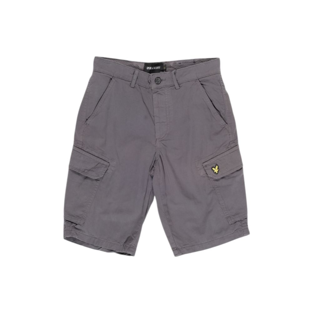 Lyle & Scott Gray Cotton Bermuda Shorts - Luxe Marca