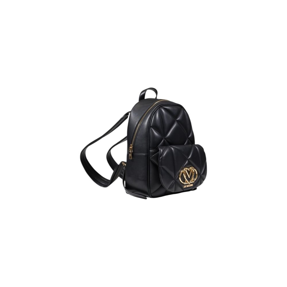 Love Moschino Black Polyethylene Backpack - Luxe Marca