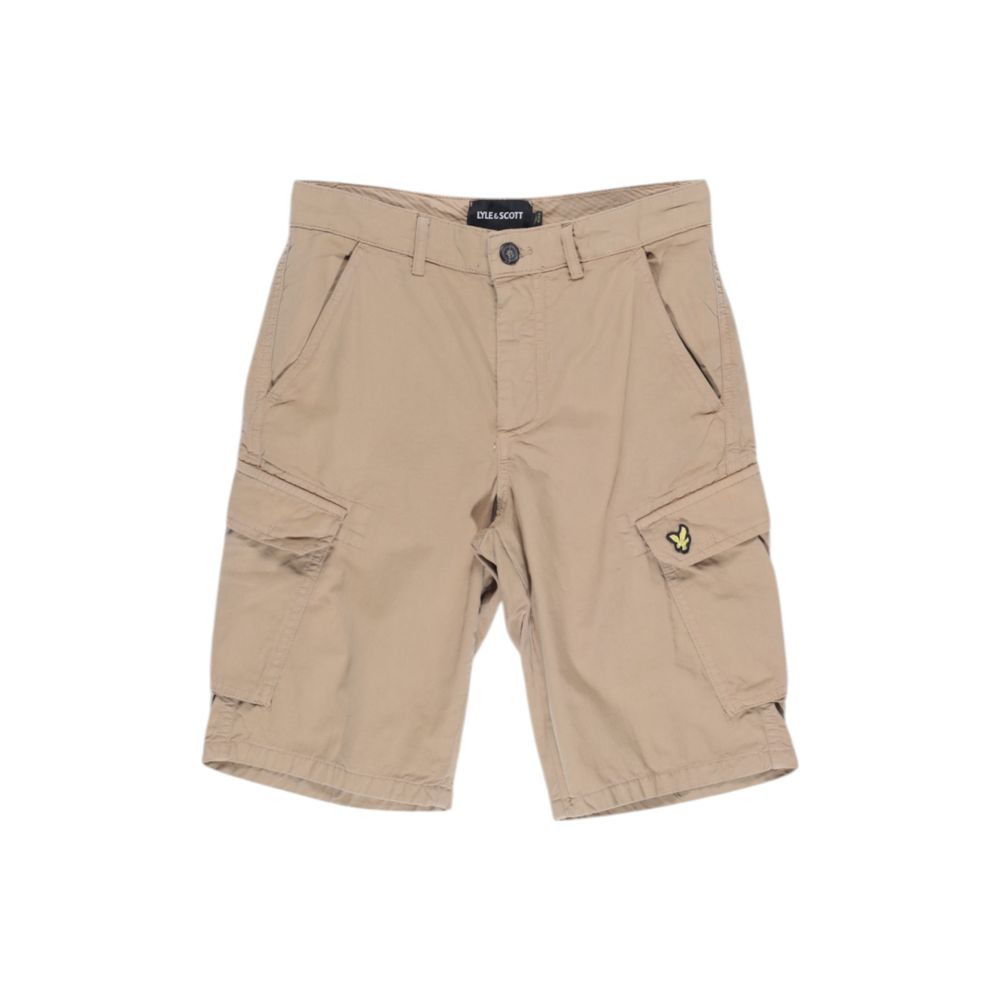Lyle & Scott Beige Cotton Bermuda Shorts - Luxe Marca