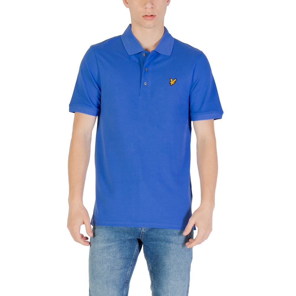 Lyle & Scott Blue Cotton Polo Shirt - Luxe Marca