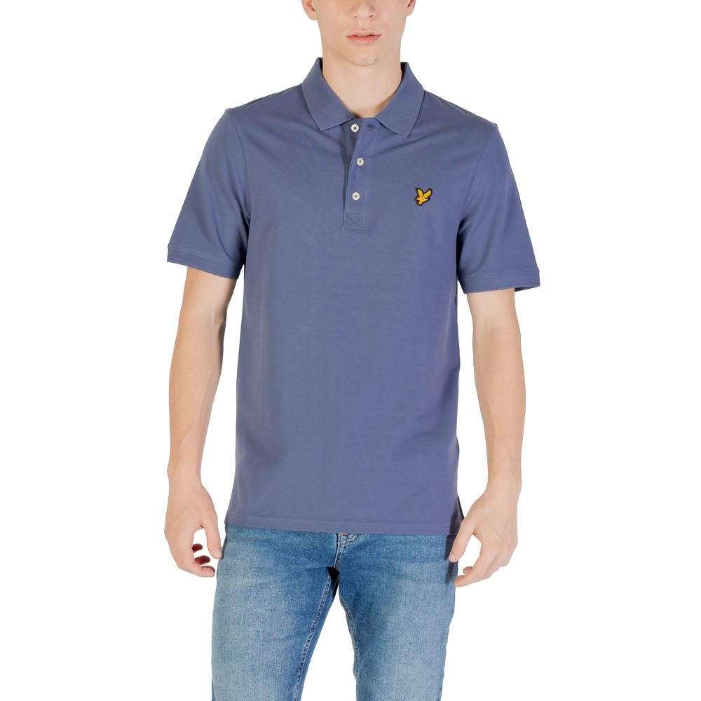 Lyle & Scott Blue Cotton Polo Shirt - Luxe Marca
