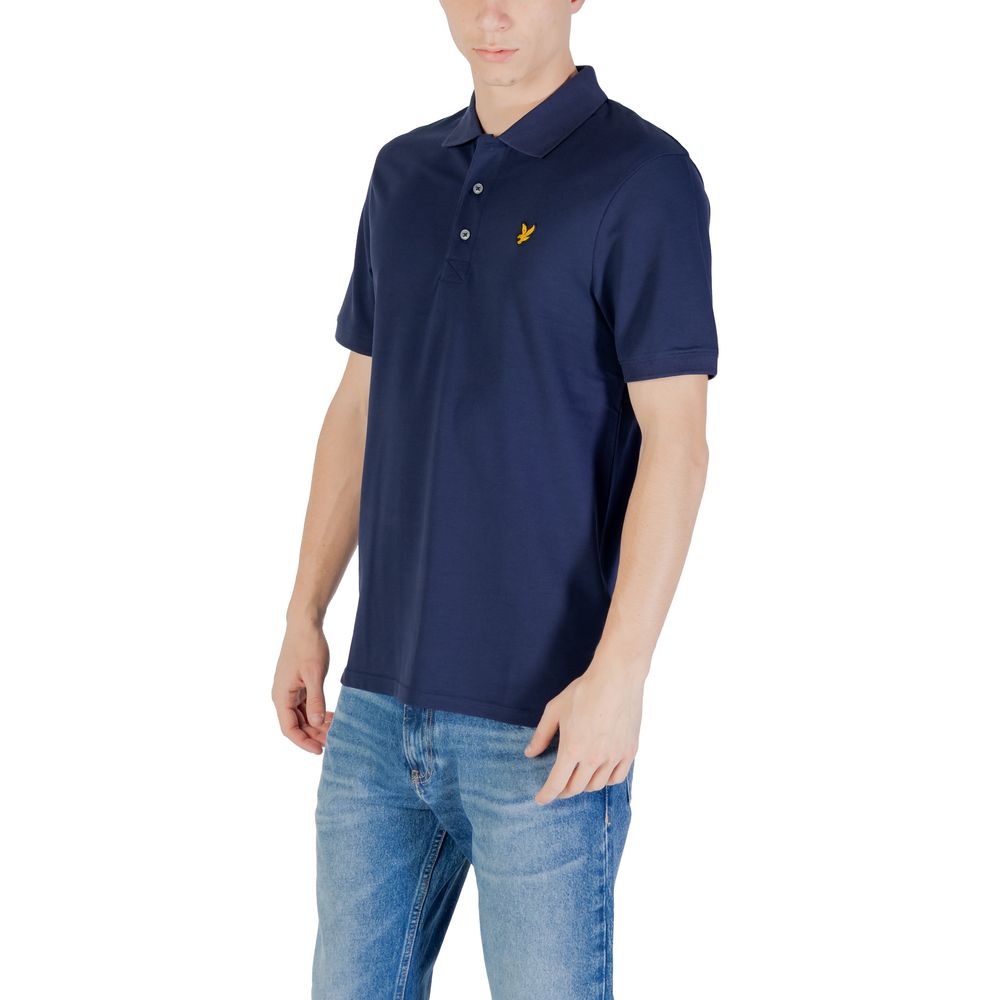 Lyle & Scott Blue Cotton Polo Shirt - Luxe Marca