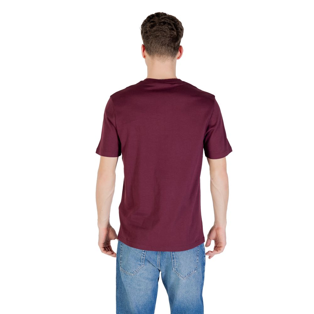 Lyle & Scott Bordeaux Cotton T-Shirt - Luxe Marca