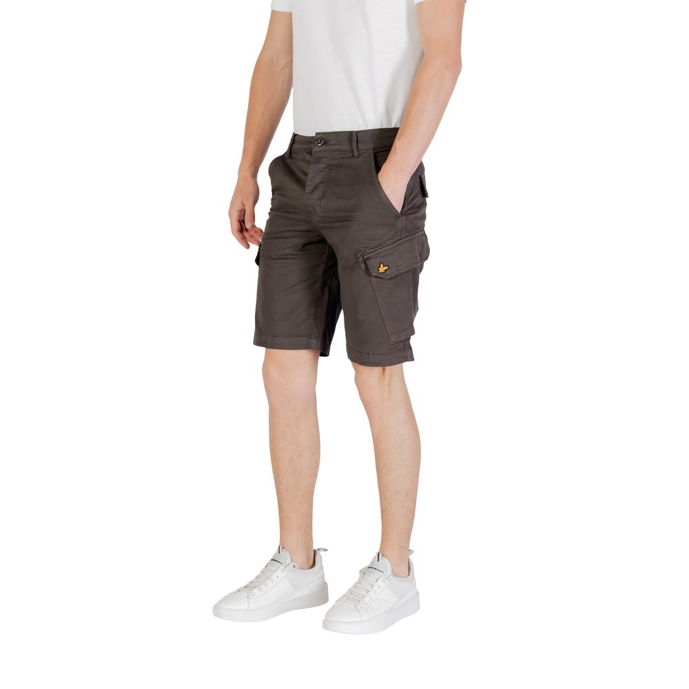 Lyle & Scott Gray Cotton Bermuda Shorts - Luxe Marca