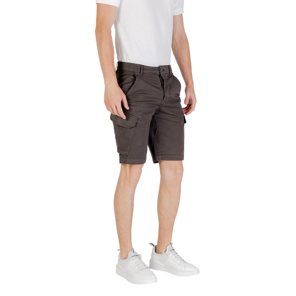 Lyle & Scott Gray Cotton Bermuda Shorts - Luxe Marca