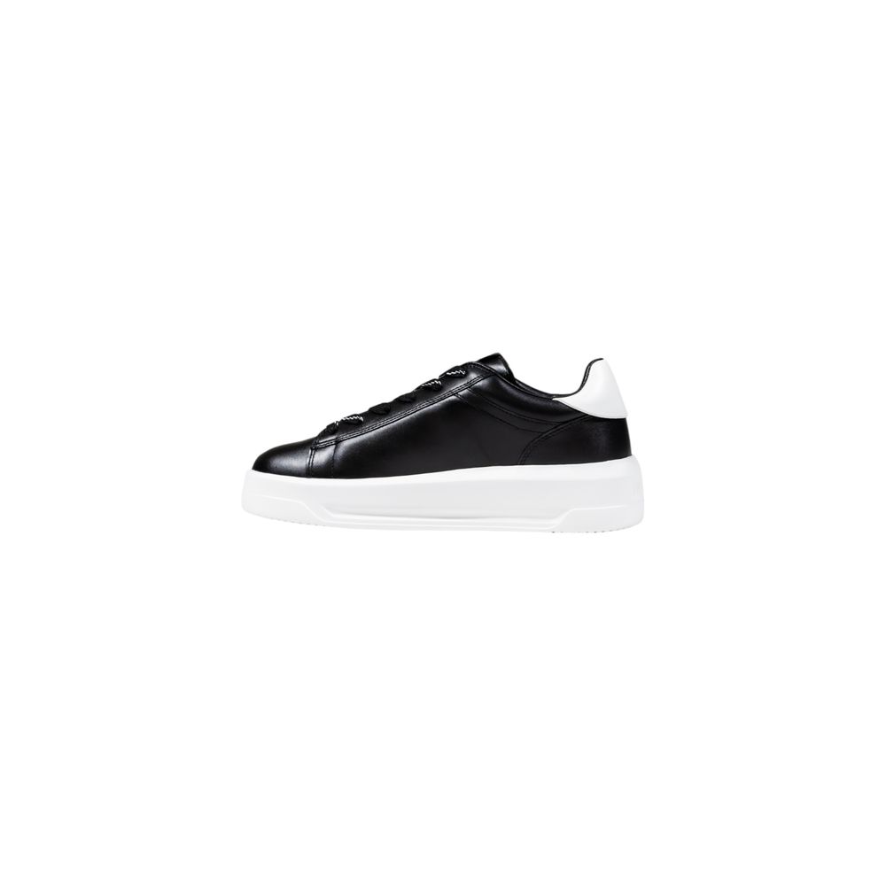 Love Moschino Black And White Synthetic Chunky Sneakers