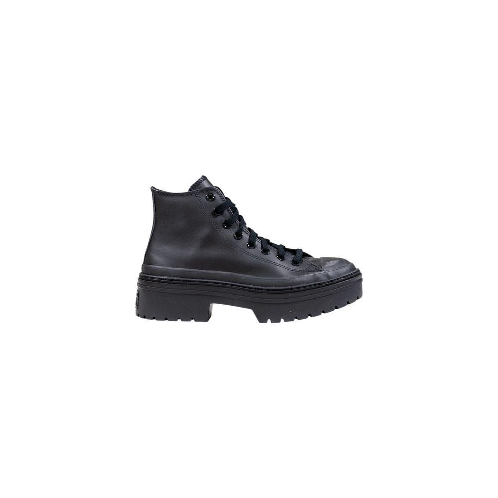 Converse Black Leather Ankle Boots - Luxe Marca