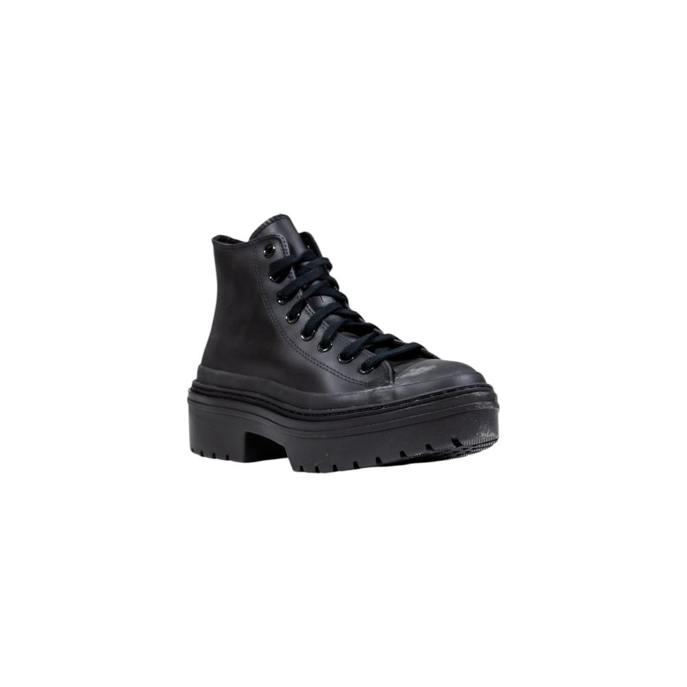 Converse Black Leather Ankle Boots - Luxe Marca