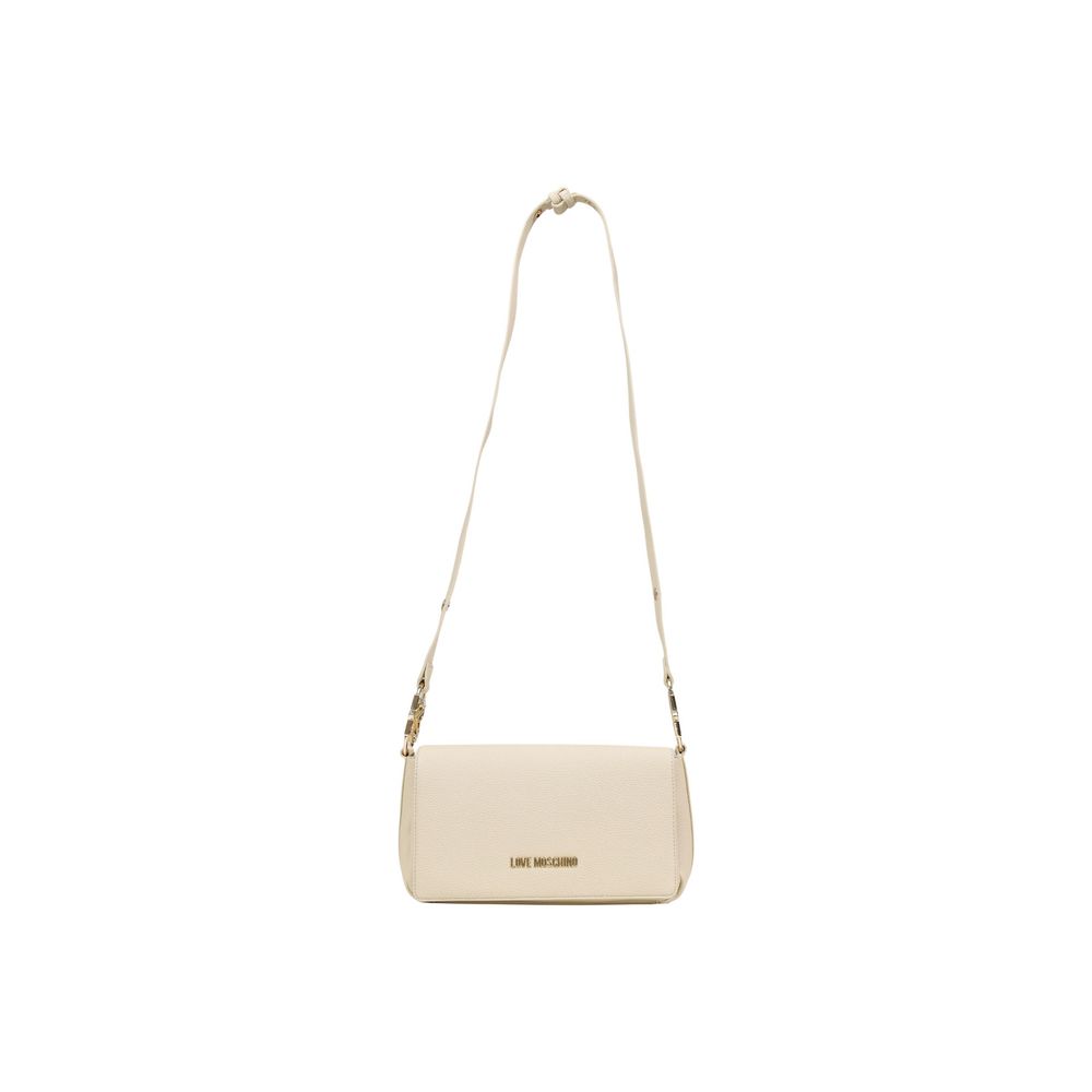 Love Moschino Beige Polyethylene Handbag - Luxe Marca