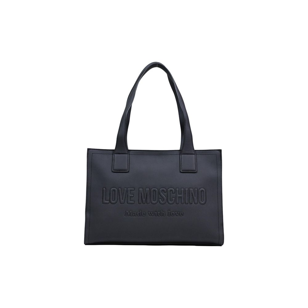 Love Moschino Black Polyethylene Handbag - Luxe Marca