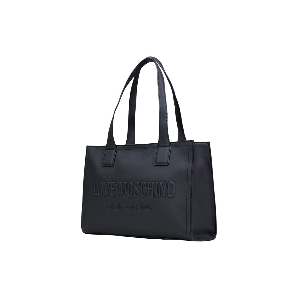 Love Moschino Black Polyethylene Handbag - Luxe Marca