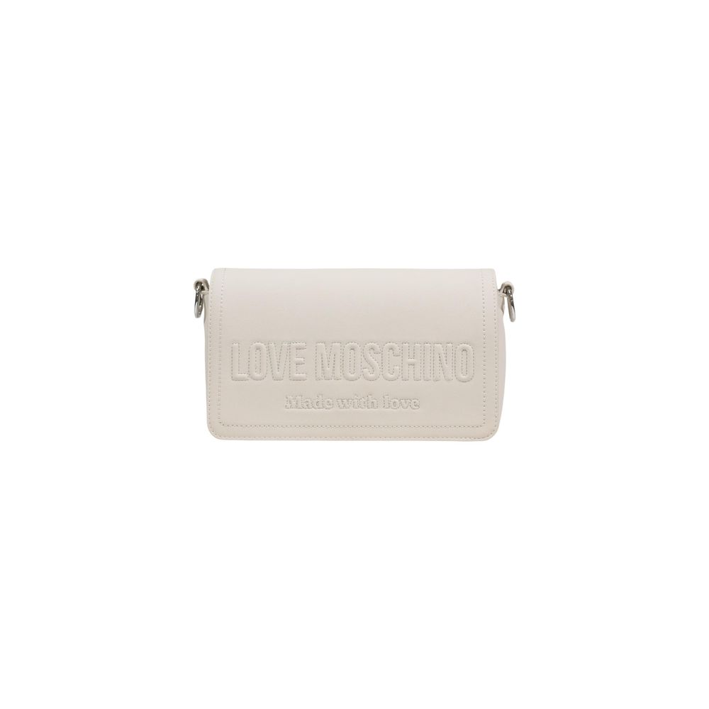 Love Moschino Beige Polyethylene Handbag - Luxe Marca