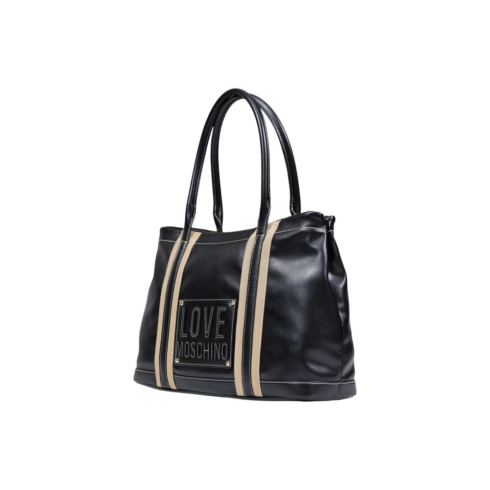 Love Moschino Black Polyethylene Handbag - Luxe Marca