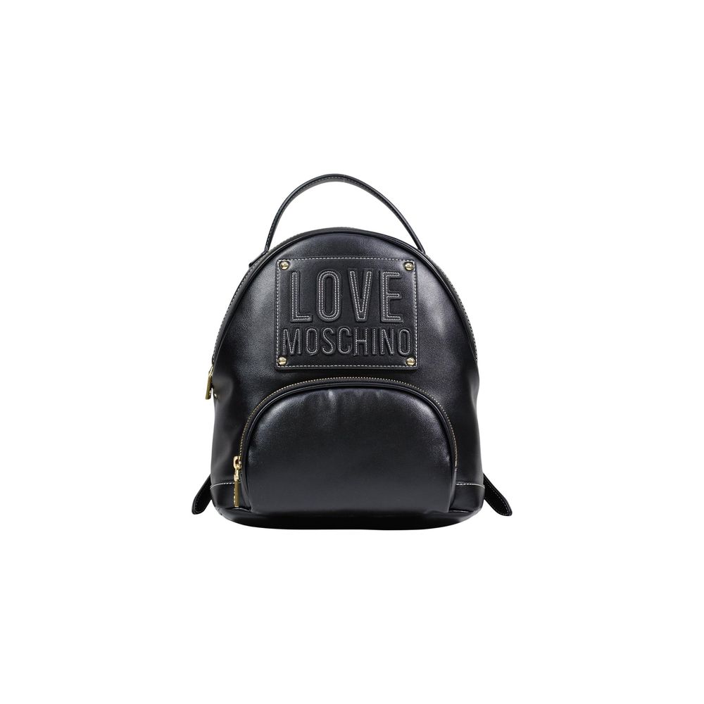Love Moschino Black Polyethylene Backpack - Luxe Marca