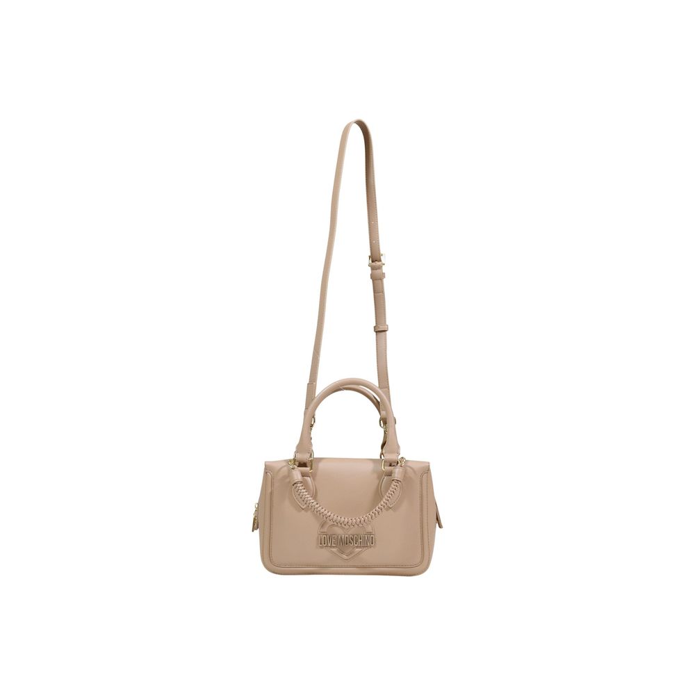 Love Moschino Beige Polyethylene Handbag - Luxe Marca