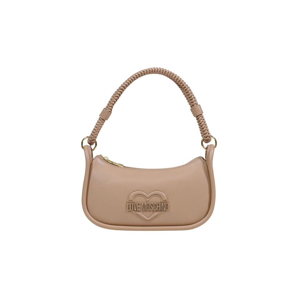 Love Moschino Beige Polyethylene Handbag - Luxe Marca
